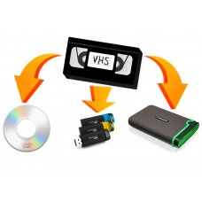 Перезапис (оцифровка) відеокасет формату VHS, VHS-C, Hi8, MiniDV